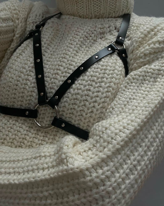 HARNESS BRA with studs