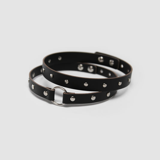 BLACK CHOKER SET