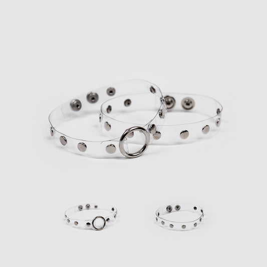 CLEAR CHOKER SET